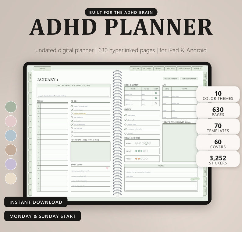 ADHD Planner - CozyPlans