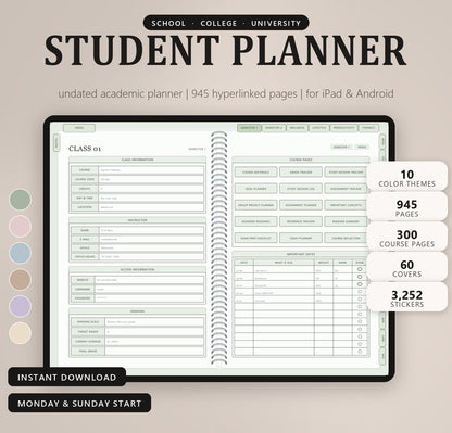 Student Planner - CozyPlans