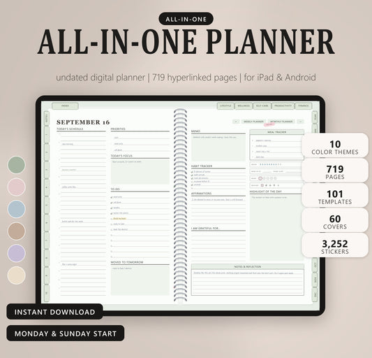 All-in-One Digital Planner - CozyPlans