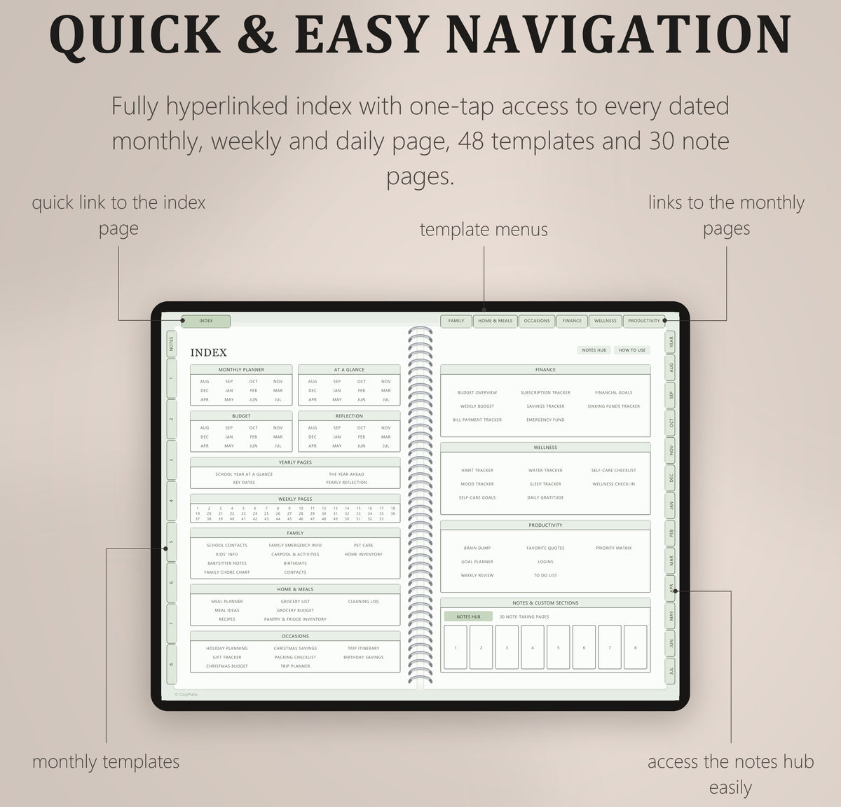 Family Organizer Planner