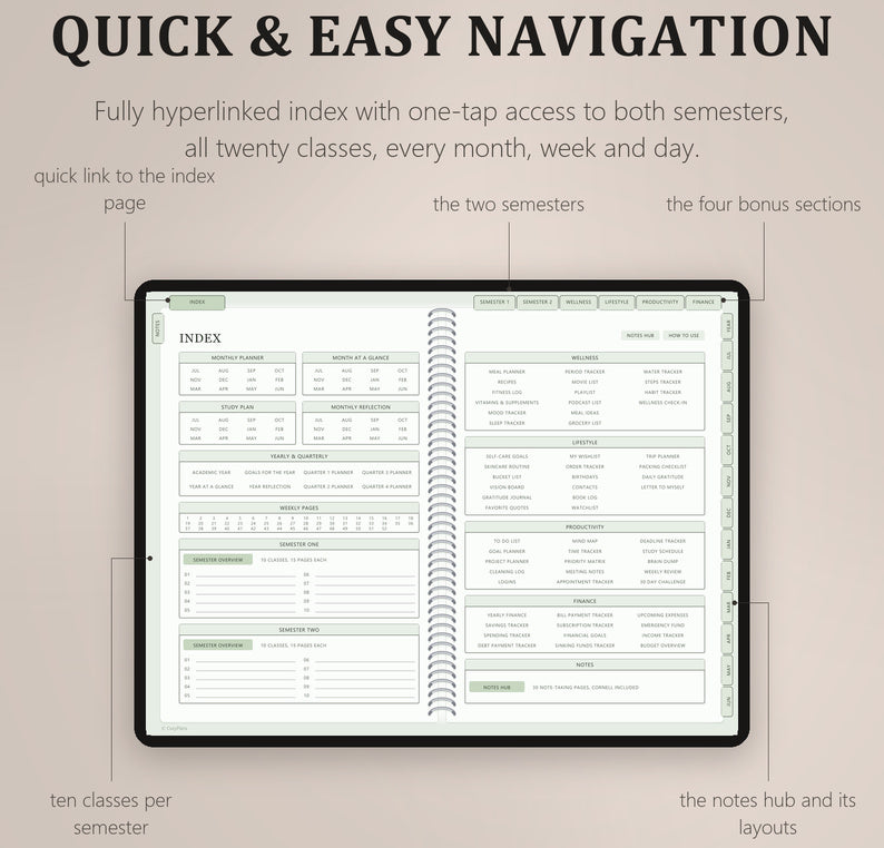 Student Planner - CozyPlans