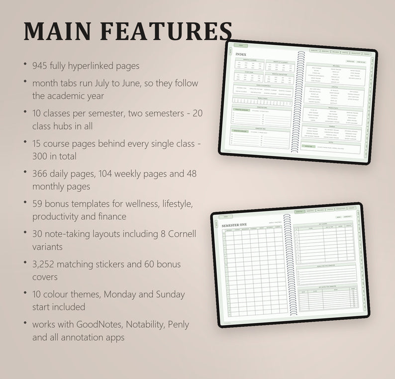 Student Planner - CozyPlans