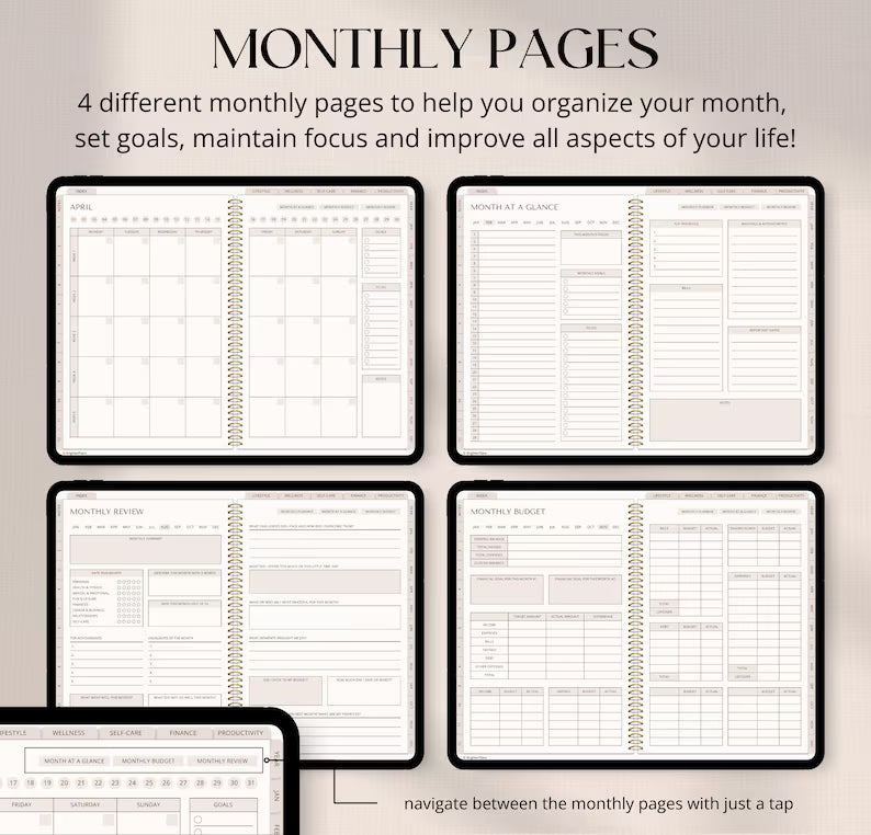 Digital Planner Undated - CozyPlans