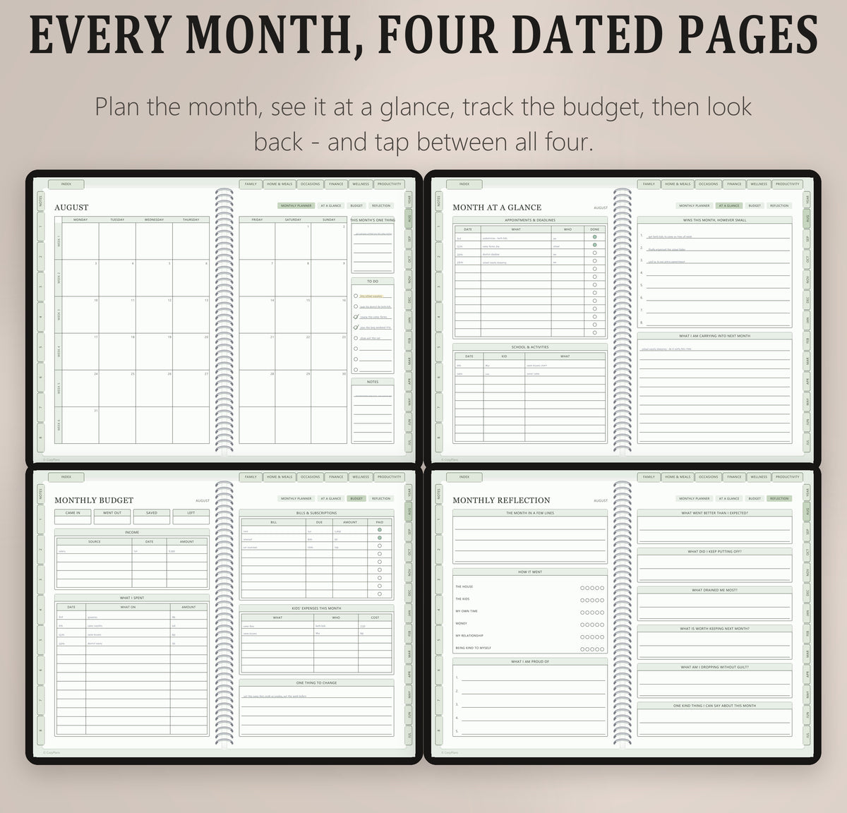 Family Organizer Planner