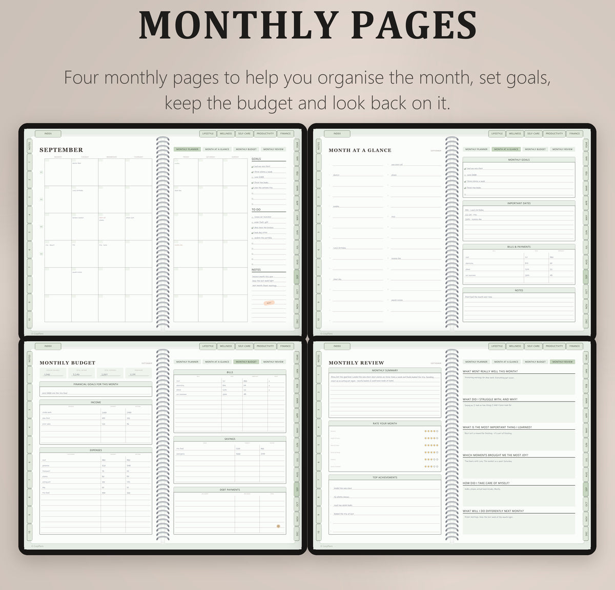 All-in-One Digital Planner - CozyPlans