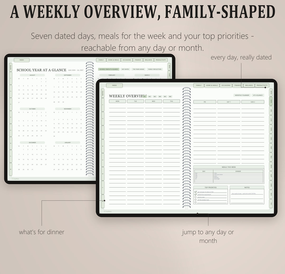 Family Organizer Planner