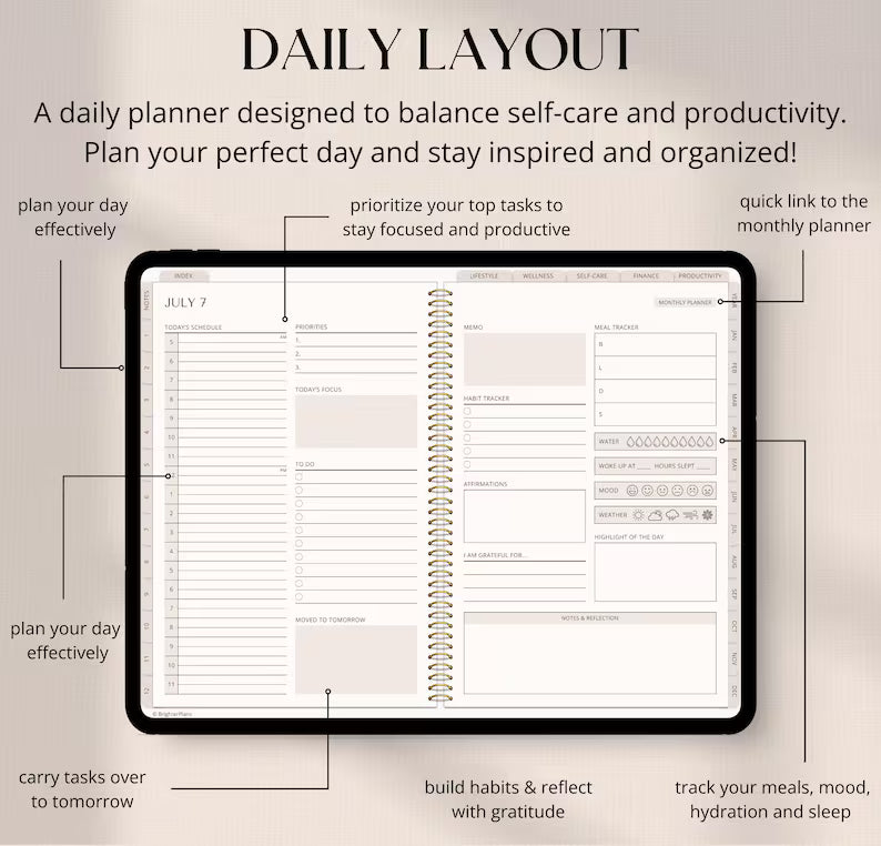 Digital Planner Undated - CozyPlans