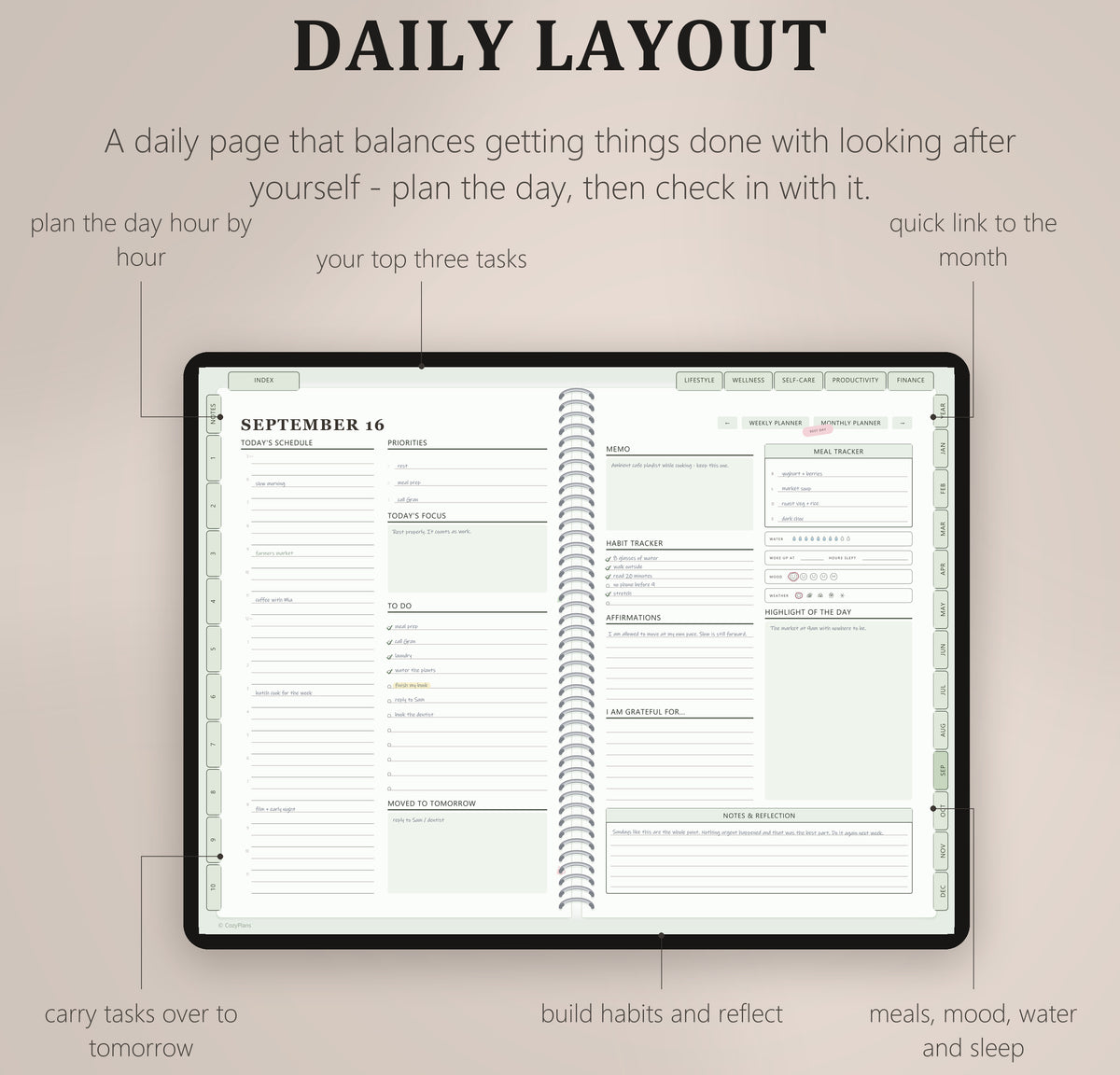 All-in-One Digital Planner - CozyPlans
