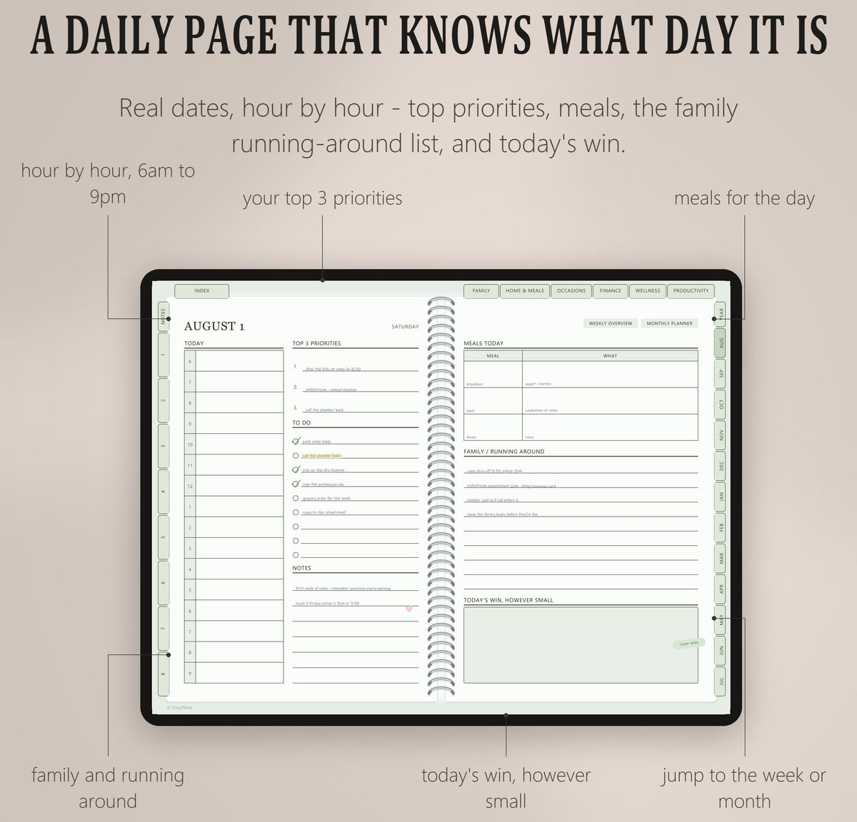 Family Organizer Planner