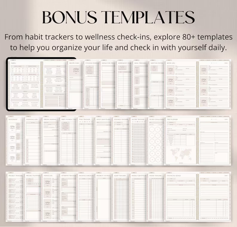 Digital Planner Undated - CozyPlans