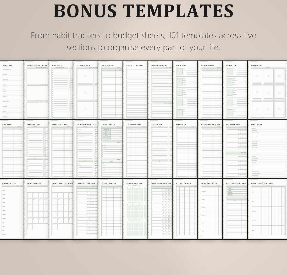 All-in-One Digital Planner - CozyPlans
