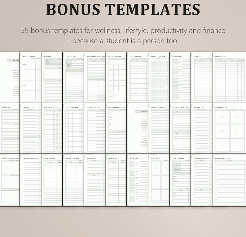 Student Planner - CozyPlans