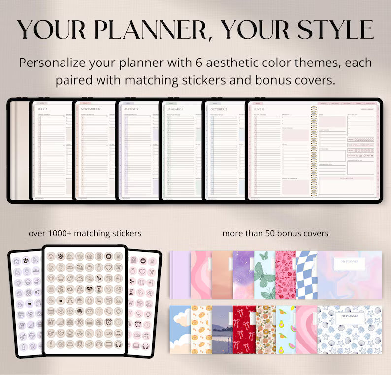 Digital Planner Undated - CozyPlans