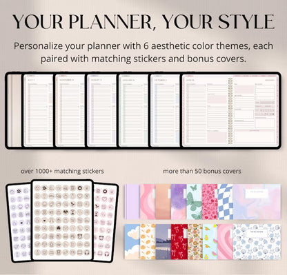 Digital Planner Undated - CozyPlans